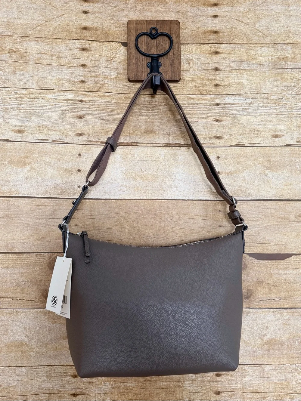 Tory Burch Wild Mushroom Thea Slouchy Crossbody NWT